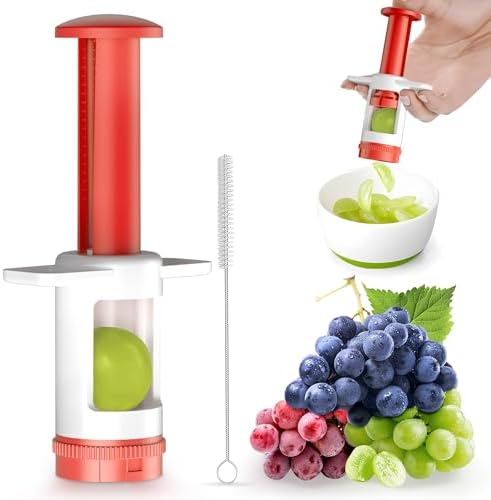 Grape Cutter for Toddlers, Red Container