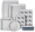 CAROTE 7-Piece Baking Pans Set, Nonstick Bakeware Sets, Gray & Blue
