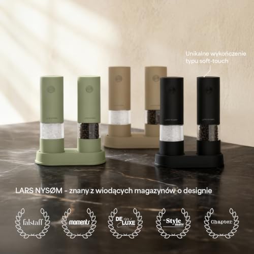 LARS NYSØM Electric Salt and Pepper Grinder Set