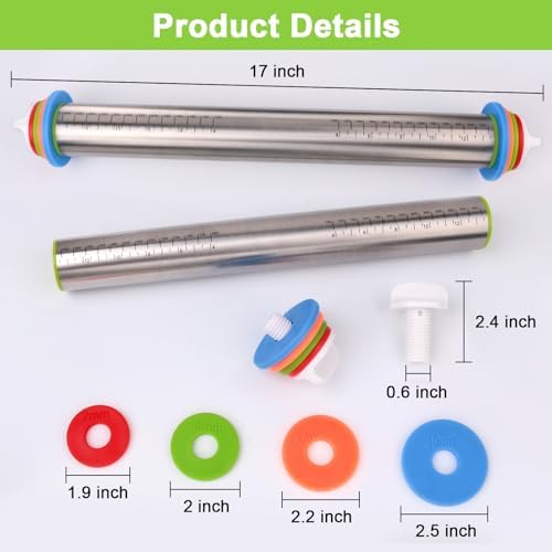 Magnetic Measuring Spoons Set Stainless Steel with Leveler-9pcs