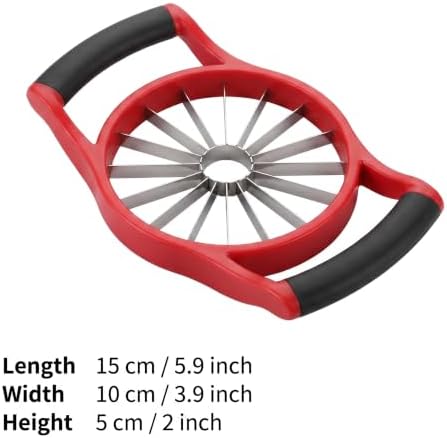 Extra Large Apple Slicer and Corer, 16-Slice Fruit Cutter for Kitchen