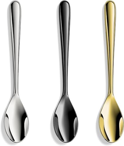 Demitasse Espresso Spoons,Forged 18/10 Stainless Steel,4.7 Inch,Set of