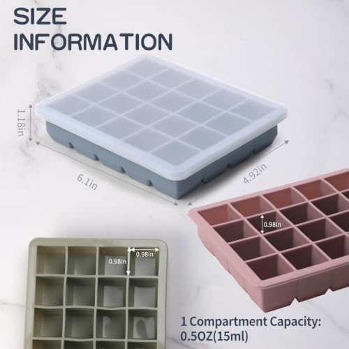 1 Tbsp Silicone Freezer Molds, Silicone Food Freezer Tray | Freezer