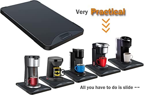ARGOMAX Appliance Rolling Tray, Coffee Maker Slider, coffee pull out
