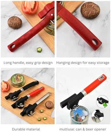 Fan Wu Safe Side-Cut Manual Can Opener, Smooth Edge