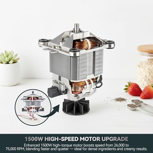 ASTRALSHIP 1500W Glass Blender, 14 Presets
