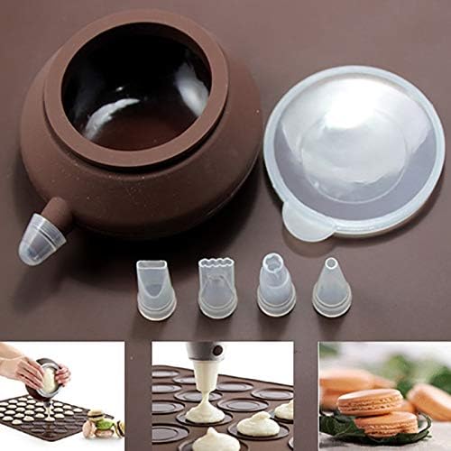Macaron Silicone Baking Mat Kit, 48 Hole, 4 Nozzles
