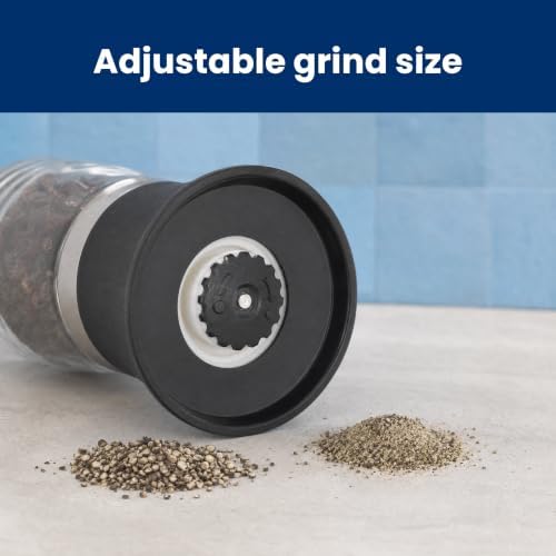 GoodCook Salt & Pepper Grinder Mill Set of 2, Black