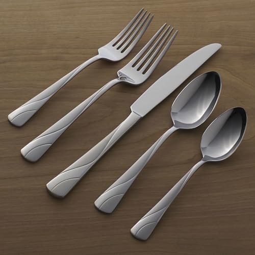 Oneida River 20 Piece Everyday Flatware Set, Service for 4, 18/0
