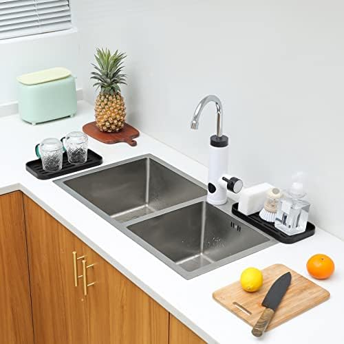 MicoYang Silicone Sink Organizer Tray, 10"×5.3"