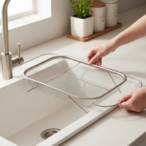 Versatile Rectangular Colander, Small 41 × 13 × 6.5 Cm