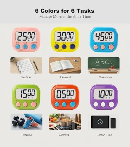 Digital Magnetic Countdown Timer for Classroom