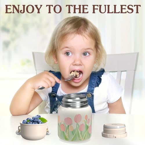 Thermo for Hot Food 17 oz - Stainless Steel Insulated Food Jar for