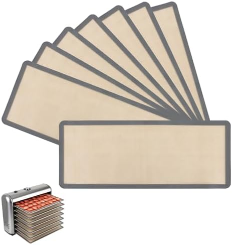 8-Pack Silicone Baking Pads, 17.2 x 6.9 Inch