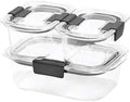 Rubbermaid Brilliance Food Storage Containers with Airtight Lids