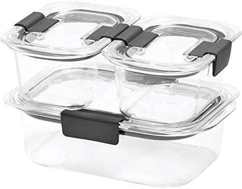 Rubbermaid Brilliance Food Storage Containers with Airtight Lids