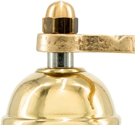 Alexander Home Greek Pepper Mill, 8-Inch Brass