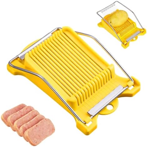Heavy Duty Luncheon Meat Slicer, Egg Cutter with 14 Precise Slices