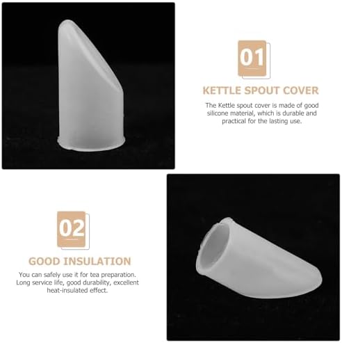 2pcs Silicone Teapot Spout Covers for Kettle Protection