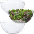 US Acrylic Vista Clear Plastic Salad and Serving 10-inch Bowls | set