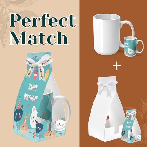 Joyclub Sublimation Mugs 15 oz Coffee Mugs Bulk 12 Pack Tazas Para
