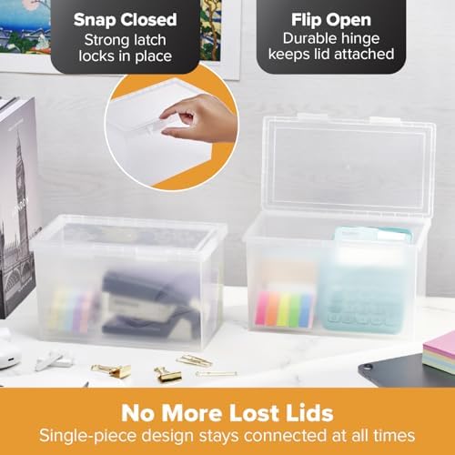 Bostitch Konnect 4 Qt Storage Containers with Lids, 2 Pack