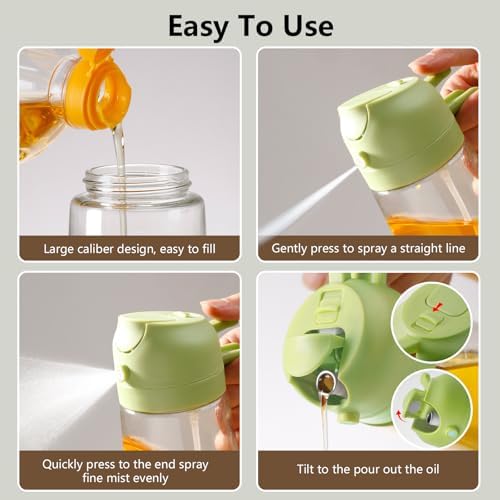 SWEET VIEW Olive Oil Sprayer, 2PCS, 16oz