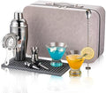 Travel Martini Kit with 2 Glasses,Martini Gift for Home,Party