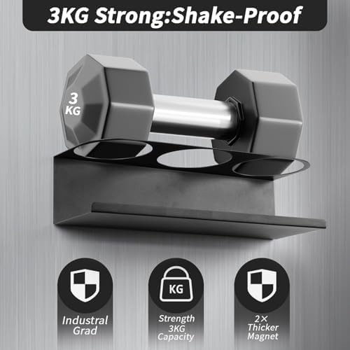 AMDBHC 2 Pack Strong Magnetic Cup Holder for Refrigerator, Metal