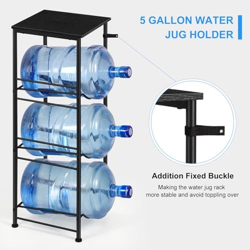 OYEAL Water Jug Holder Stand 5 Gallon Water Bottle Holder Organizer