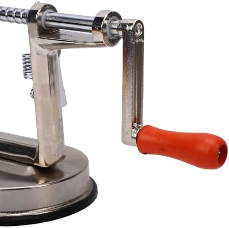 Naroote Peeler Corer, 304 Stainless Steel Hand Crank Peeling Tool