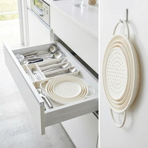 Collapsible Silicone Colander Strainer, Kitchen Drainer