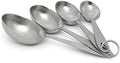 Lindy's MPC4 4-Piece Stainless Steel Measuring Scoop Set,Silver