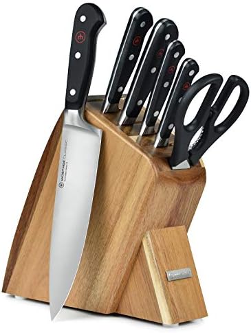 Wusthof Classic 7-Piece Knife Set with Acacia Block