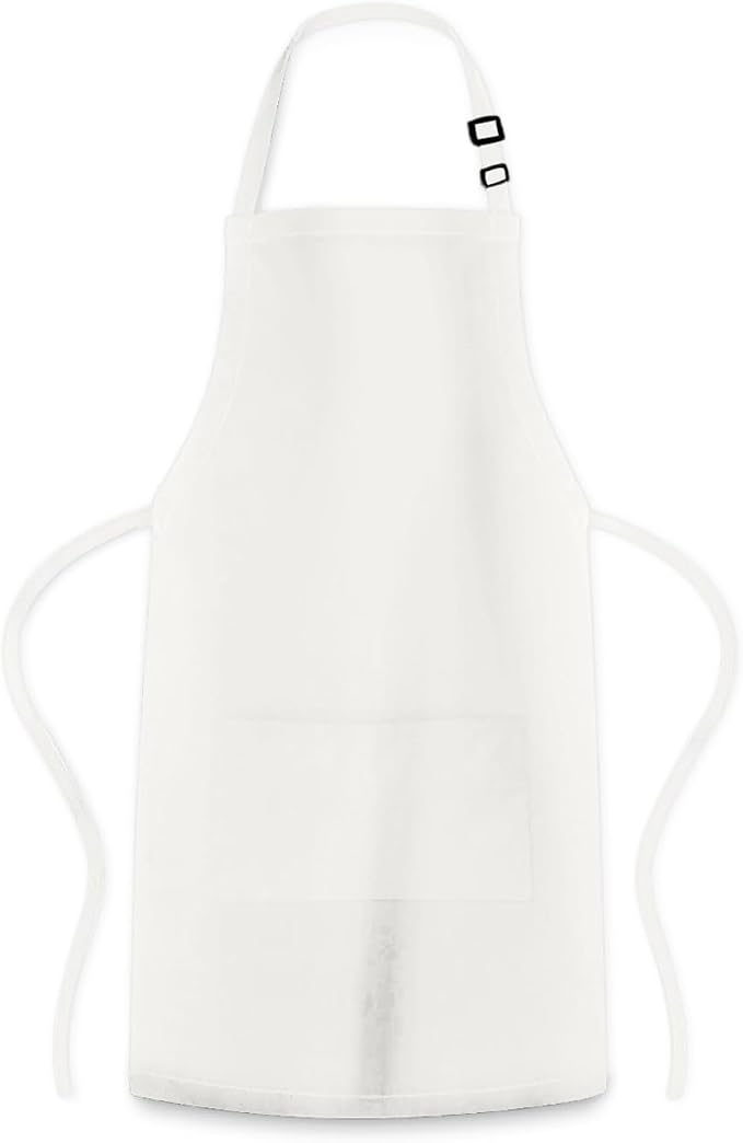 Adjustable Bib Apron 100% Polyester Kitchen Aprons Waterdrop Resistant Aprons - Image 8