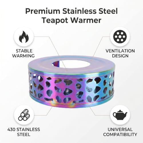Estink Teapot Warmer with Hollow Ventilation and Nonslip Base