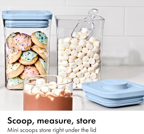 OXO Good Grips 3-Piece POP Container Set with Mini Scoops — Sky Blue