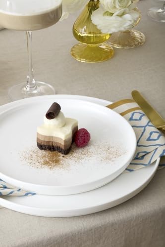 Lenox Modern White Porcelain 18-Piece Dinnerware Set for 6