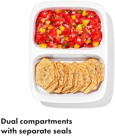 OXO Good Grips Prep & Go 2 Cup Divided Food Storage Container - Ocean