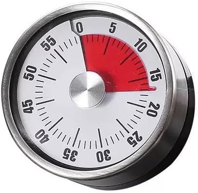 Mechanical Kitchen Timer, 60-Minute Wind Up Countdown Timer by TianmimismTools