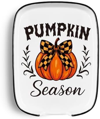 Pumpkin Ceramic Spoon Rest for Kitchen Stove Top Counter