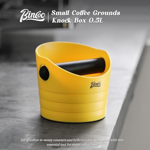 Espresso Knock Box, 0.5L Coffee Ground Knock Box,Shock-Absorbent