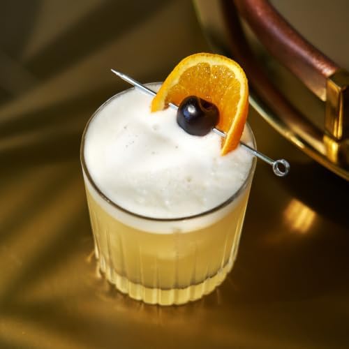 Viski Reserve Milo Crystal Old Fashioned Rocks Glasses, European