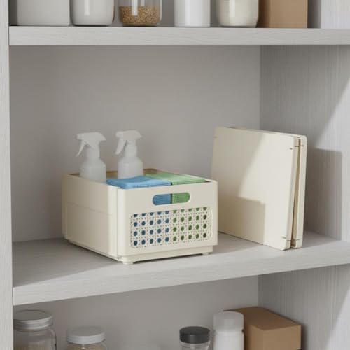 Cabinet Organizer Adjustable Drawer Basket Pull-Out Storage Solution