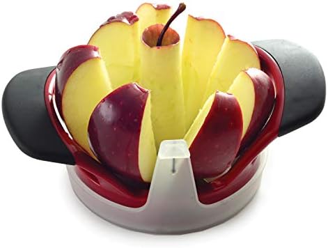 Norpro 5099 Grip Ez Fruit Wedger/Corer with Push Plate, 8 Sections