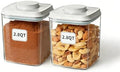Airtight Food Storage Containers Set with One-Touch Lid, 2-Pack