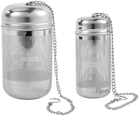 2 Pack Tea Strainers with chain for Loose Tea Sets,Universal Extra