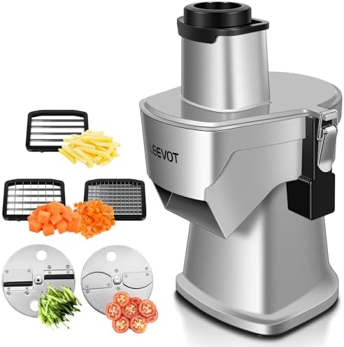 LEEVOT Commercial Vegetable Chopper, 200W
