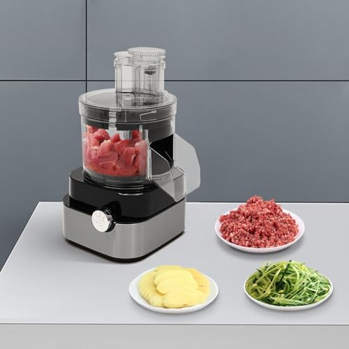 5-in-1 Commercial Food Processor, 600W, 1.32Gal Capacity