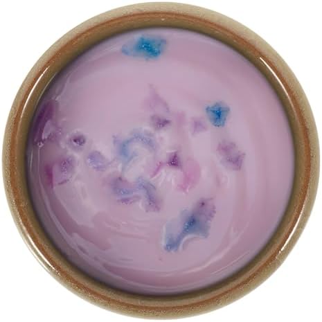 6pcs Essential Oil Mixing Bowl, Ceramic round Spa Dish with Glass Tray